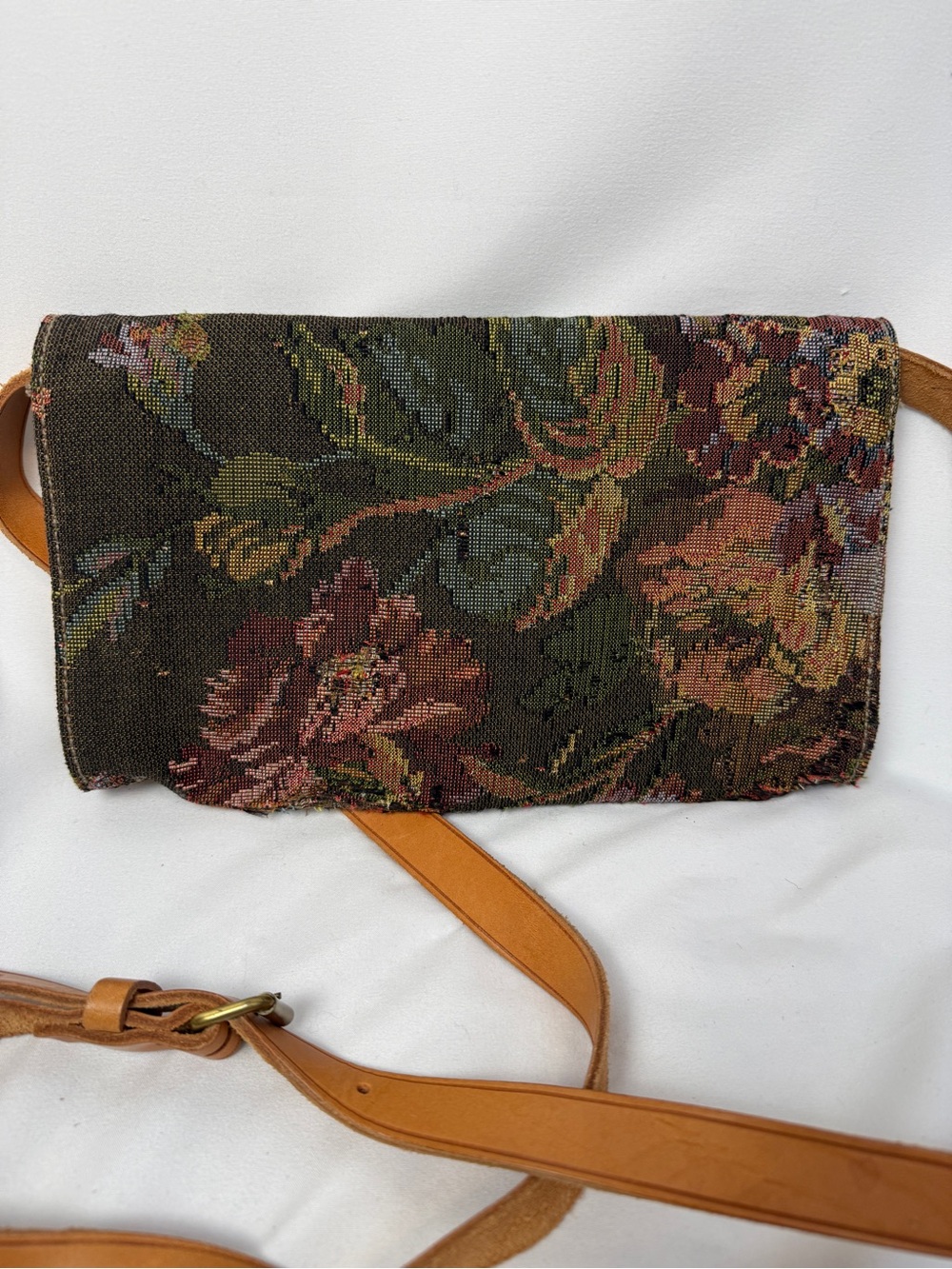Vintage 1980s Ralph Lauren Tapestry Bag - Picture 3 of 6